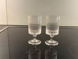 2 Trinkgläser farblos "Romanze" Rosenthal Wiinblad 70er