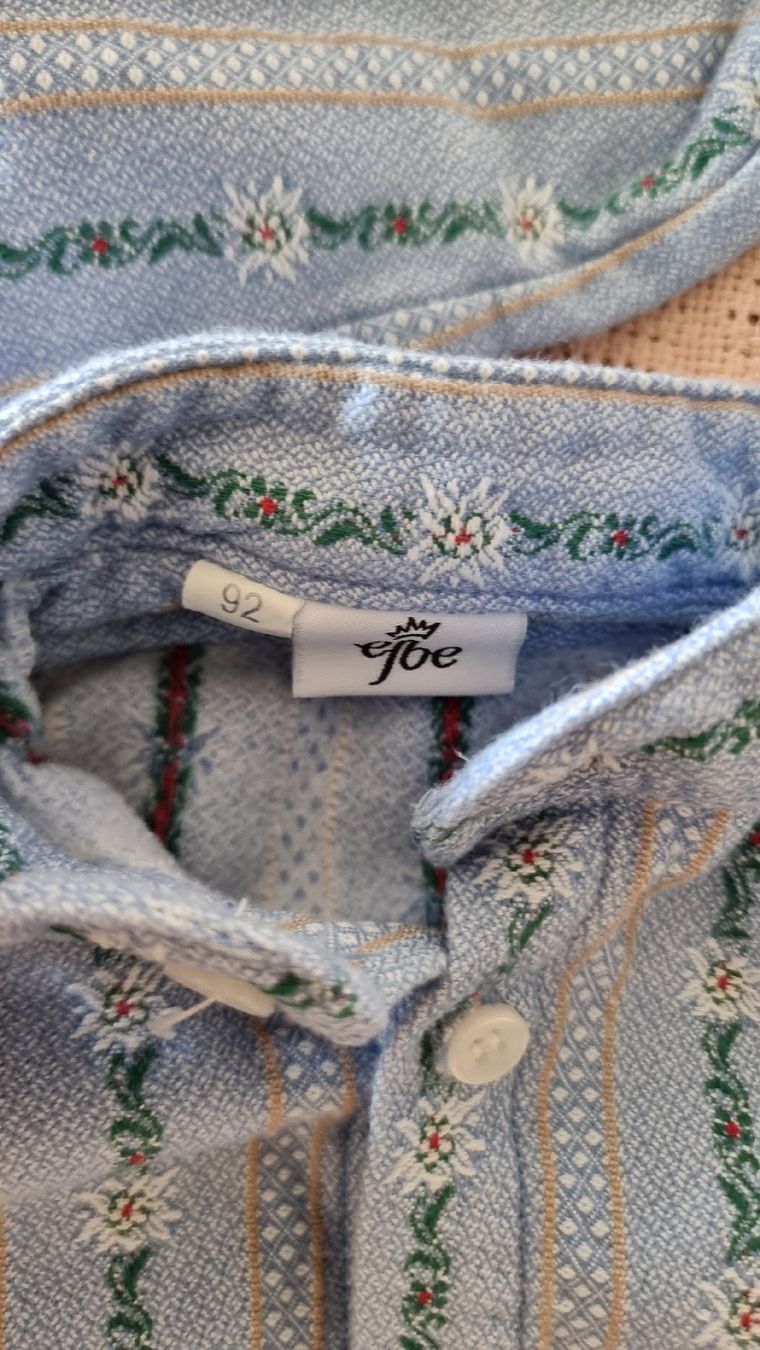 Camicie, T-shirt & Polo: Edelweis-Kinderhemd Efbe Grösse 92/116 – Usato da Langnau Am Albis venduto da cholito93 2