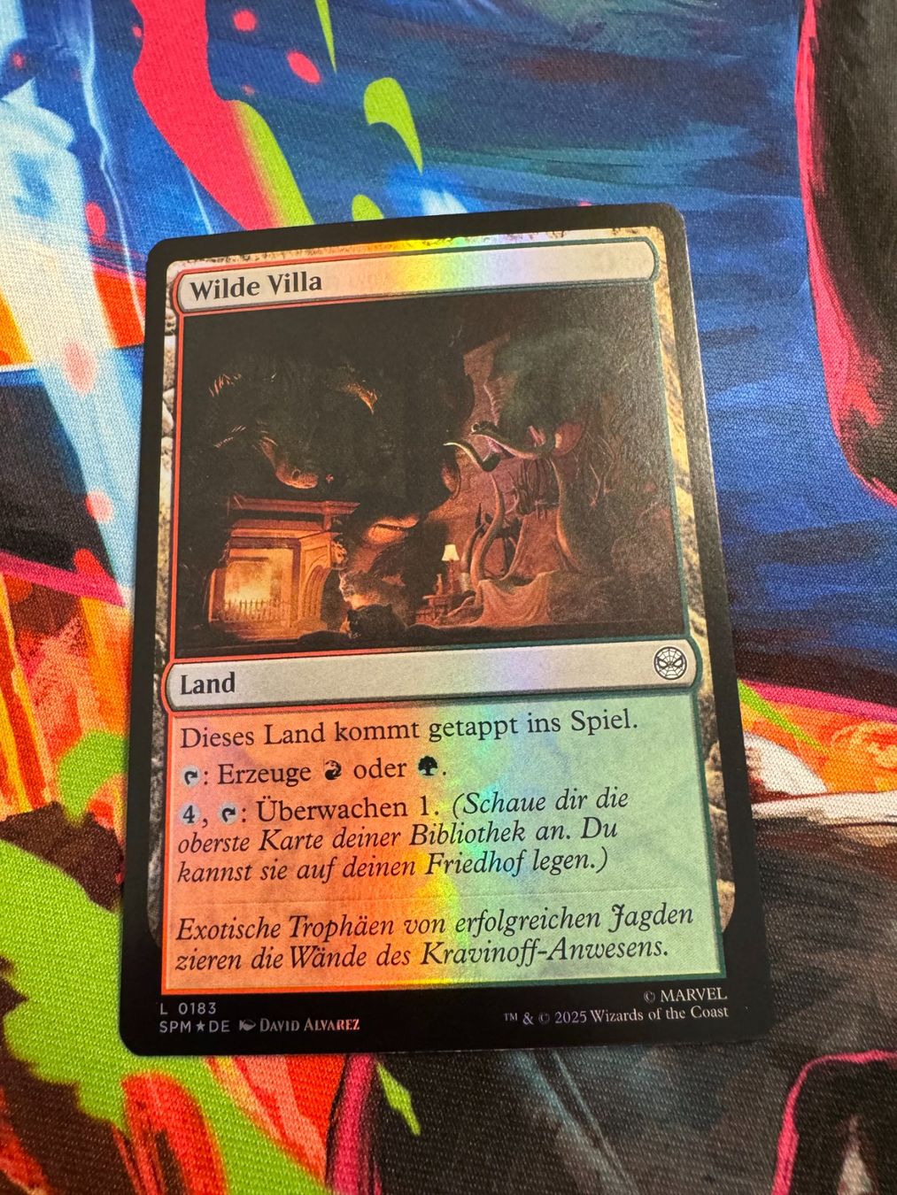 Magic The Gathering Carte collezionabili: Wilde Villa - Foil - Marvel's Spider-Man - Magic – Nuovo (secondo la descrizione) da Bülach venduto da Pfrenzel