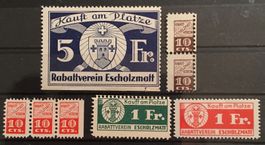 Marken Rabattverein Escholzmatt LU (Vinetten, Rabattmarken)