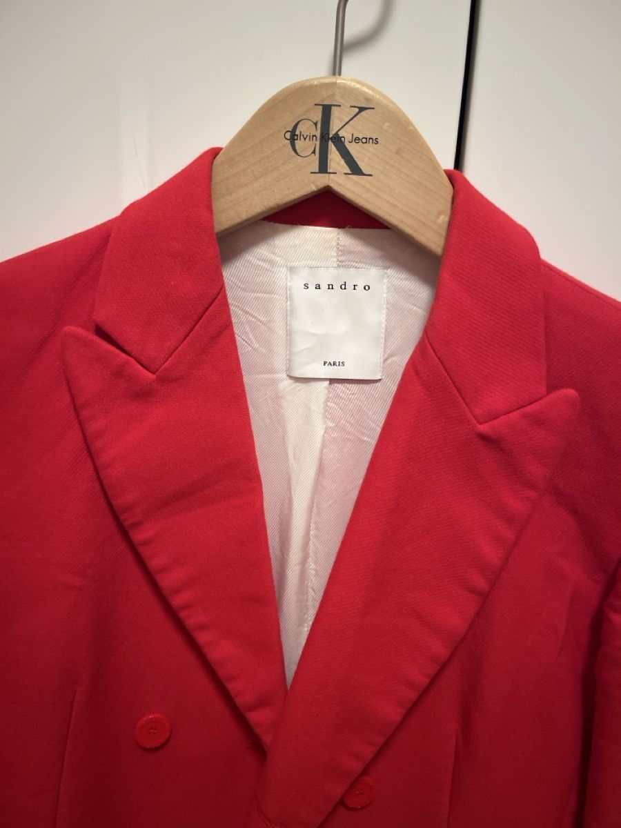 Sandro Completi & Tailleur: Sandro Anzug Grösse 34 Blazer / 36 Hose – Usato da Zürich venduto da Mme22 1