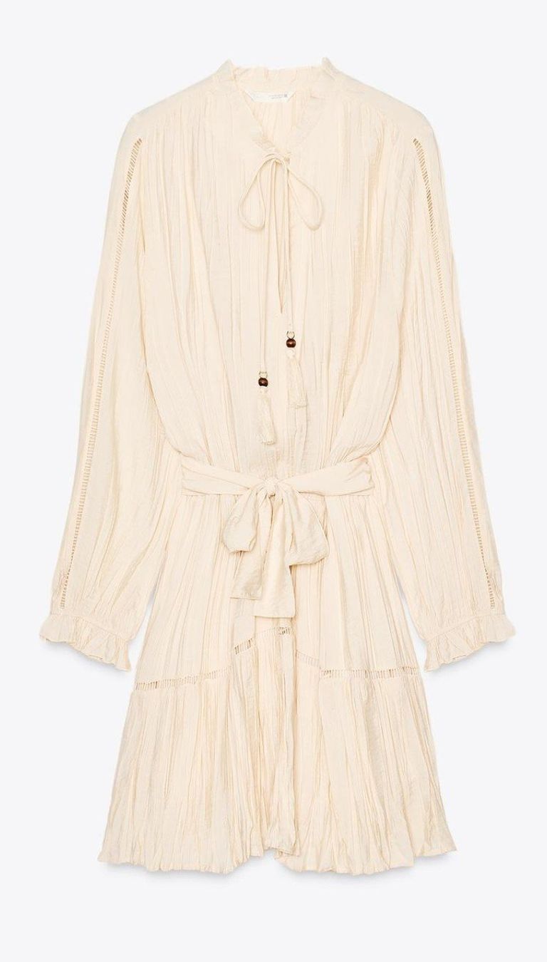 Zara Robes: Robe beige Zara L – Neuf (Voir description) à Onex par AF. 2