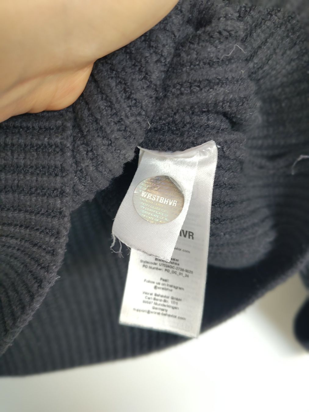 Maglioni & Felpe: WRSTBHVR YORIS SWEATER S – Nuovo (secondo la descrizione) da Morges venduto da L_6688 3