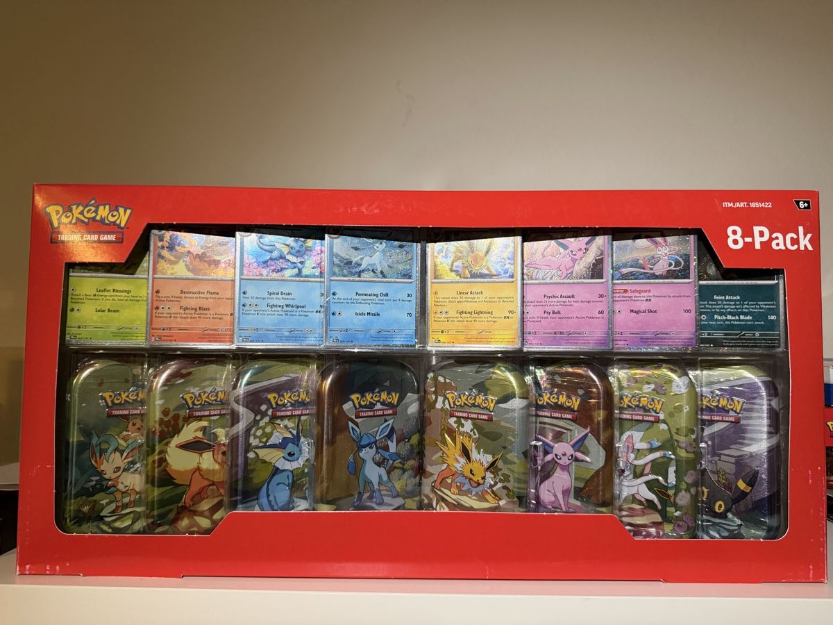 Pokémon Sammelbilder & Trading cards: Cotsco Prismatic Evolutions 8-Pack Set Neu – Neu und originalverpackt aus Zürich von TCG_JK