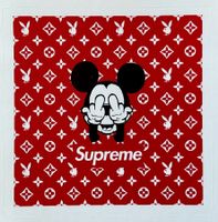 Supreme Mickey Sticker, Aufkleber