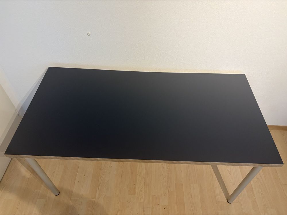8 x IKEA Linnmon Tisch mit Adils Tischbeinen schwarz grau (Gebraucht ...