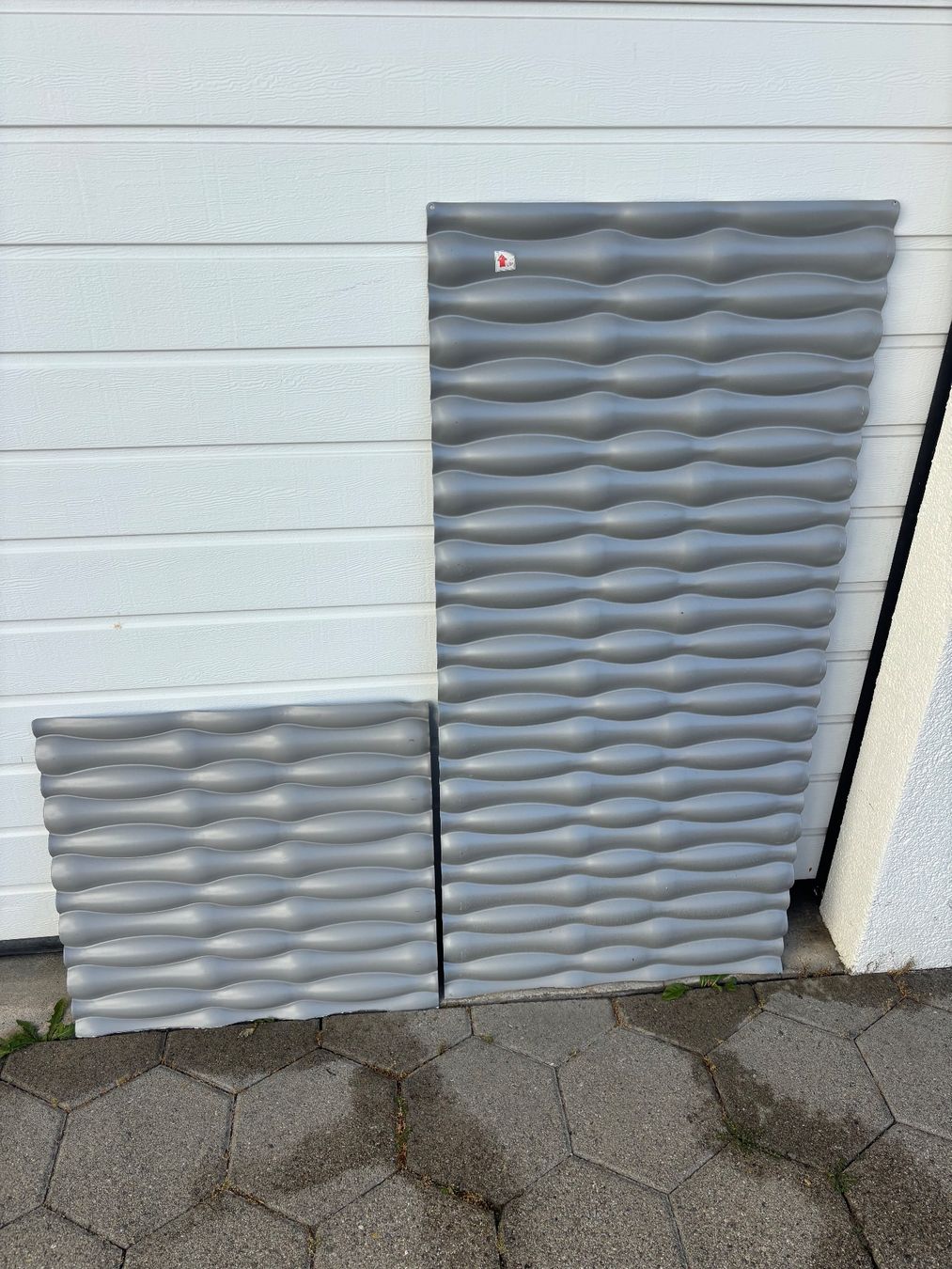 Paraventi: Flow Gitter Silber Sichtschutz 60x120cm – Nuovo (secondo la descrizione) da Fislisbach venduto da Roaleda