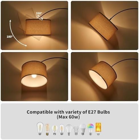 Lampen: Dekorative Bogenlampe JASMIN Bogenleucht Bogenleuchte LED – Neu und originalverpackt aus Hundwil von tec_mm27 3