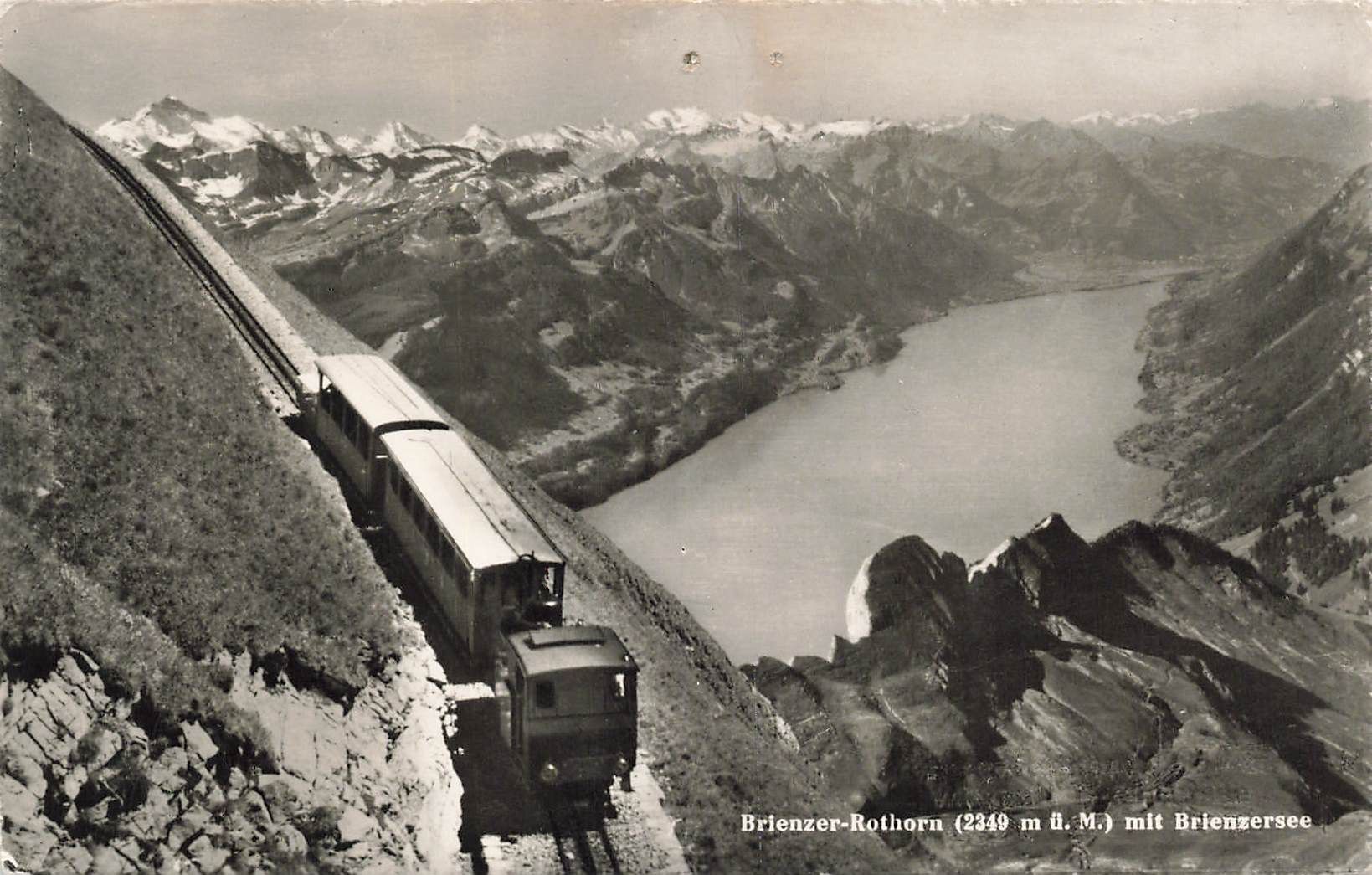 Ansichtskarten: Brienzer Rothorn mit Brienzersee Brienz (BE) Bahn – Gebraucht aus Biasca von Blenio71