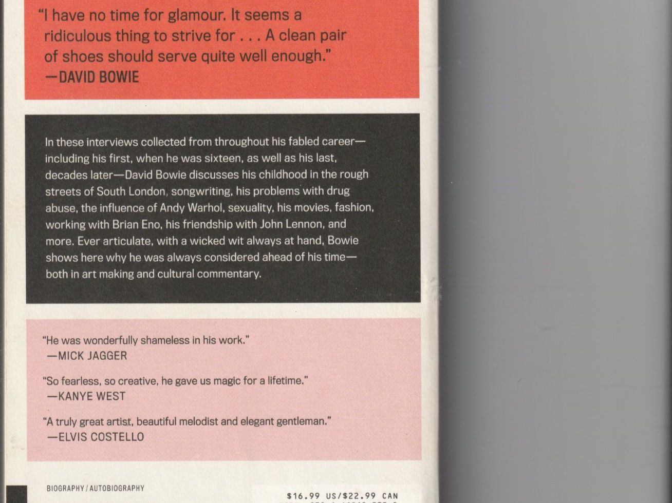 Libri: David Bowie - The last interview – Usato da Chur venduto da zowie72 1