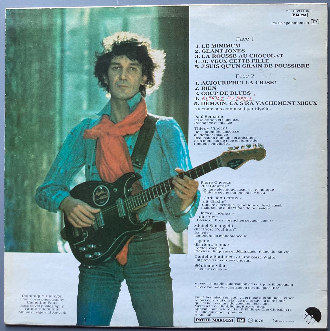 Dischi in vinile: JACQUES HIGELIN - ALERTEZ LES BEBES! – Usato da Poliez-Pittet venduto da Newtown-Records 1