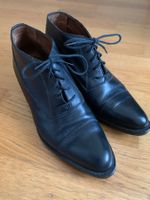 DUCCIO DEL DUCA Damen Schnürschuhe  schwarz Leder Gr. 36