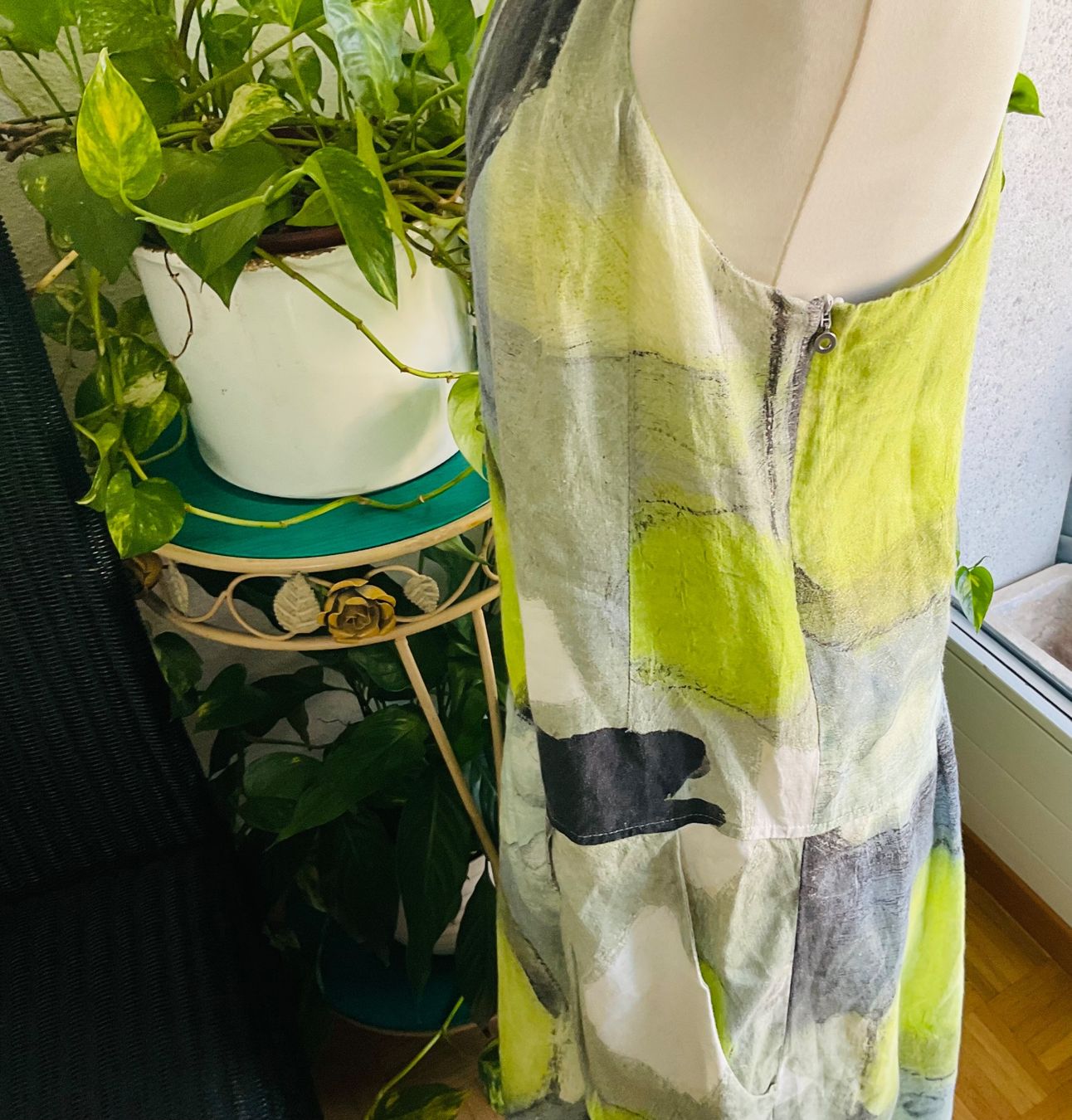 Kleider: Adorable robe 100% lin CRÉA CONCEPT, t. S – Neu (gemäss Beschreibung) aus Genève von Mazelyne 2