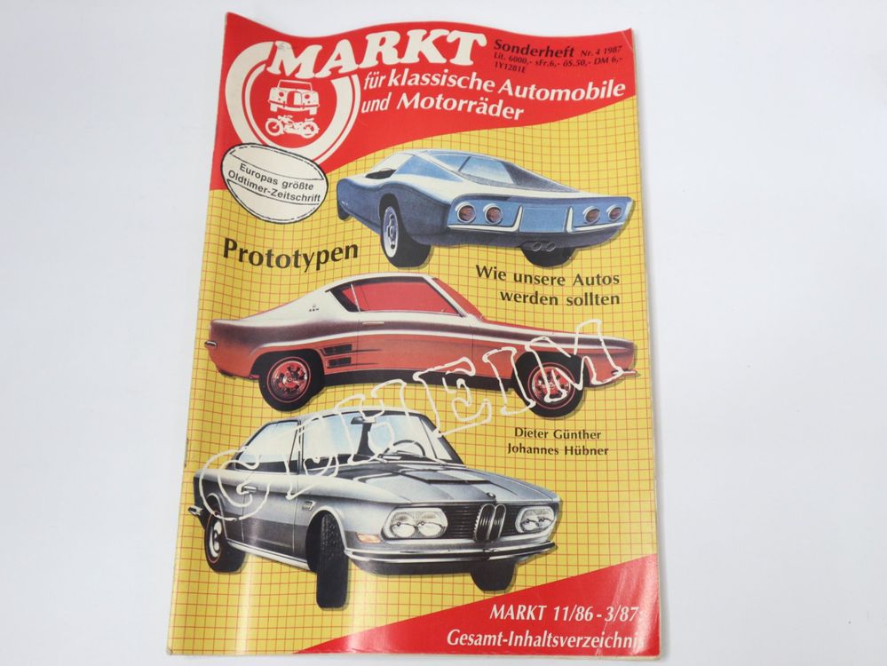 1987 Oldtimer Markt Auto Prototypen Geheim (Gebraucht) in Eschenbach SG ...