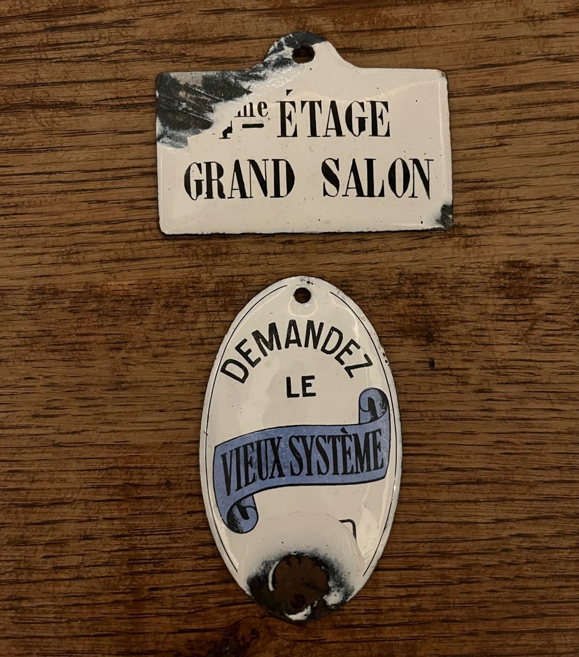 Insegne: Lot de plaques émaillées – Usato da Rue venduto da Stephanie0107 3