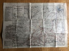 Karte der Birsigthalbahn und ihrer Umgebung (vor 1909)