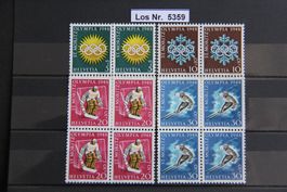 W 1948 Serie Viererblöcke Postfrisch                Los 5359