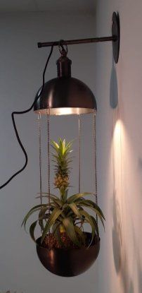 Lampade: Goldige Pflanzenlampe von Object de Curiosite – Usato da Wil SG venduto da Donaldus 5