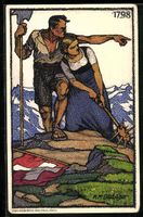 Schweizer Bundesfeier 1913, Liebespaar a