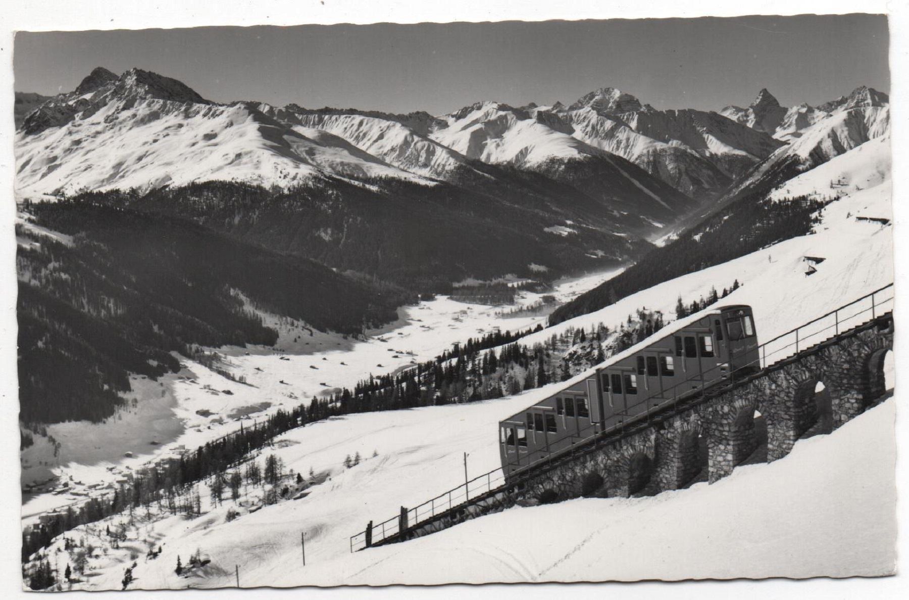 Cartoline postali: DAVOS Die Davos-Parsenn-Bahn – Nuovo (secondo la descrizione) da Jona venduto da philajona