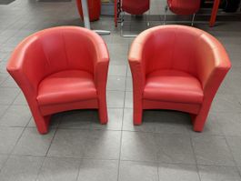 2 Ledersessel