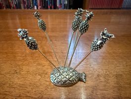 Ananas-Spiessli Set mit Halter