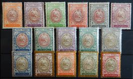 Persien Iran Kat. 288-303 * 1909 Kat. 400 Euro