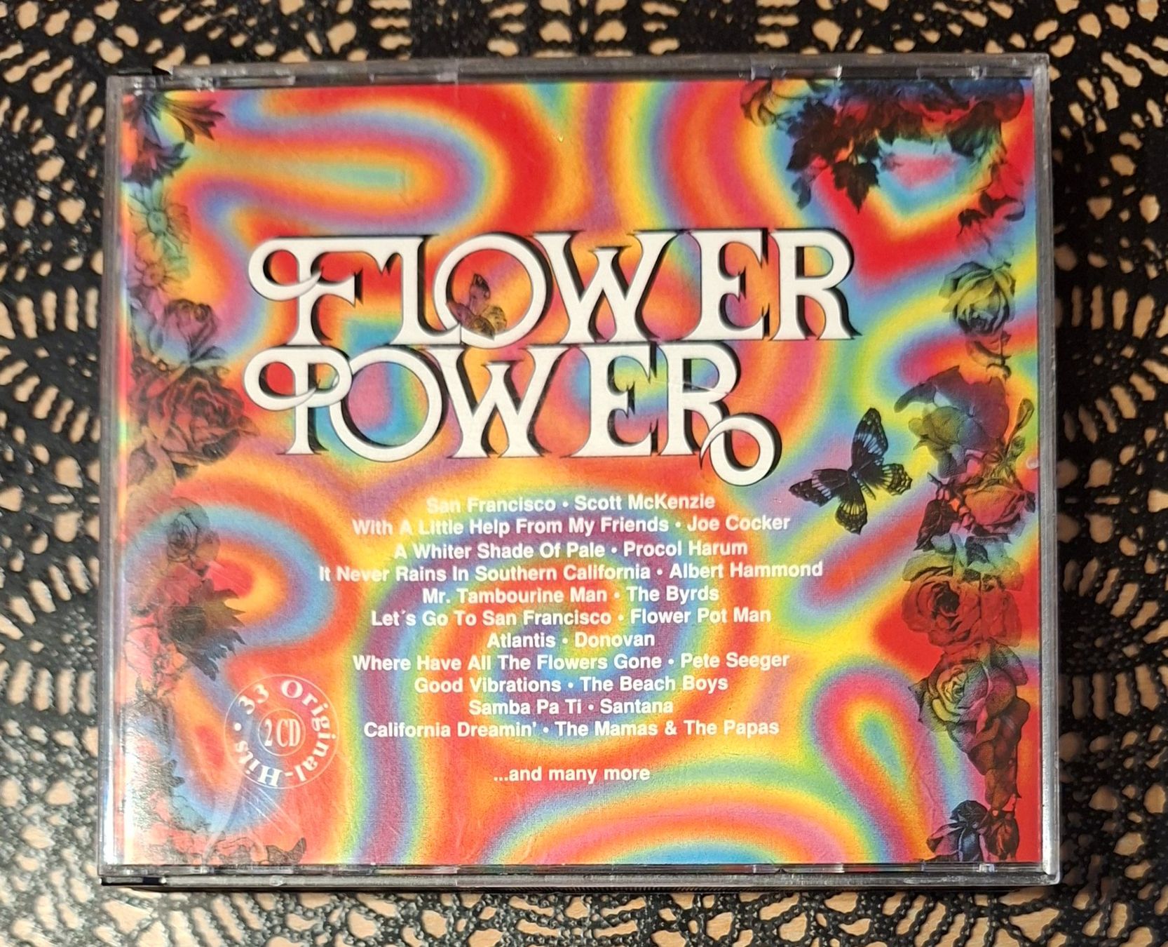 CD: Flower Power - 33 Original Hits, Rock Compilation 1989 – Usato da Schönenberg TG venduto da Gregolino76