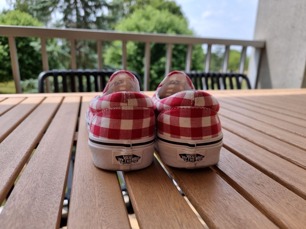 Vans carreaux rouge et blanc Acheter sur Ricardo