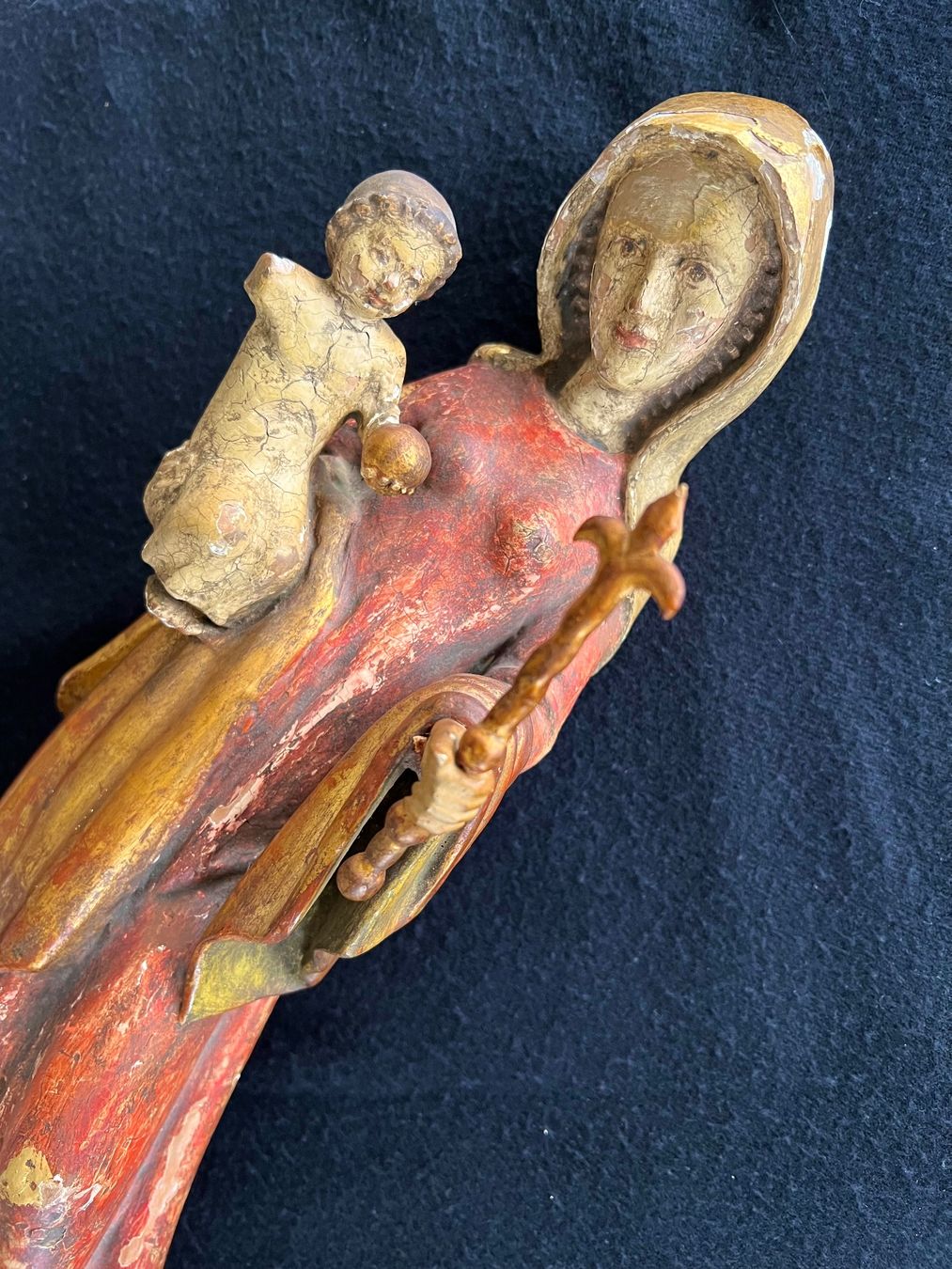 Sculture & Statue: Holzgeschnitzte Madonna um 1900 – Usato da Zürich venduto da rol_25yl 2