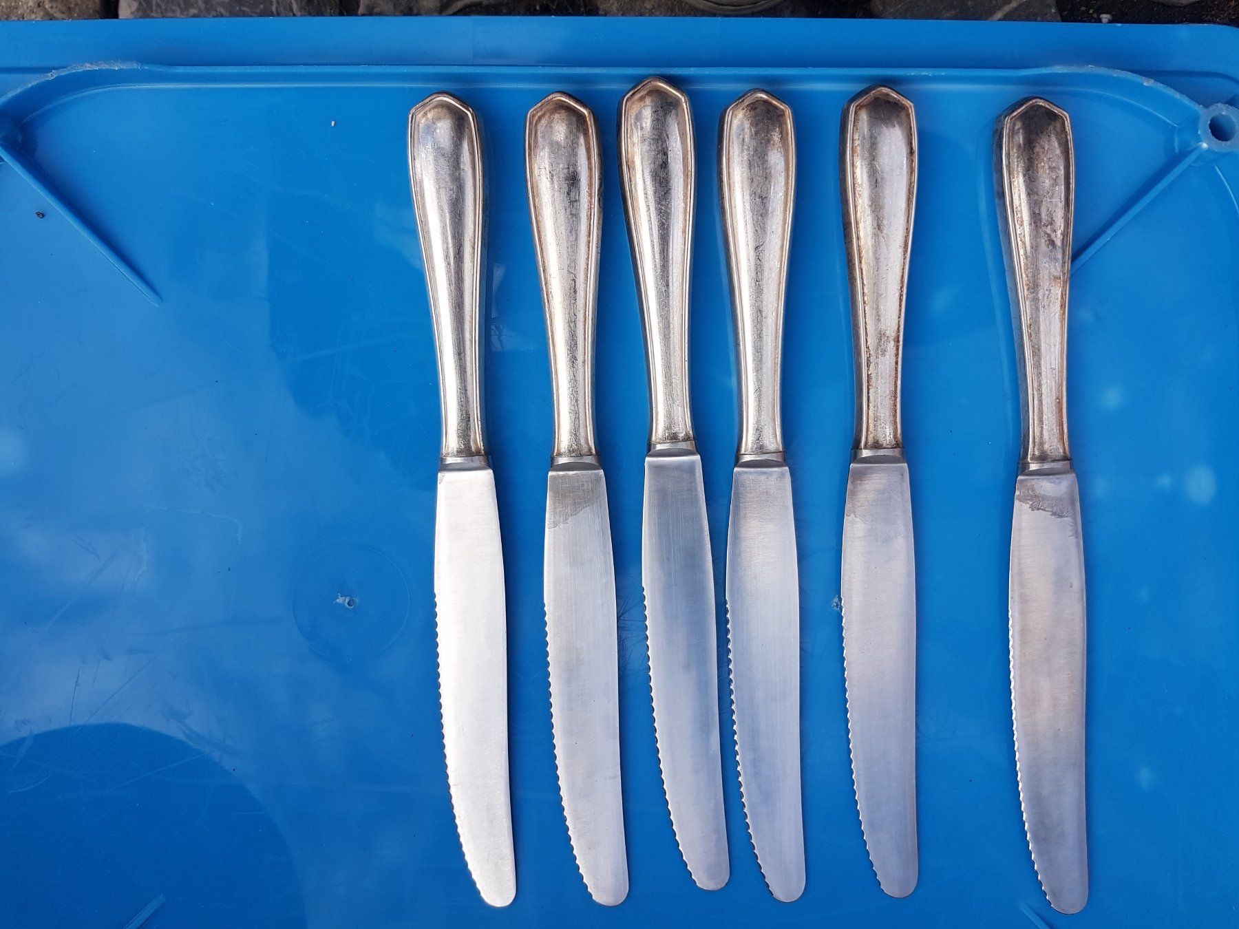 Messer: versilberte Messer – Gebraucht aus bern von Aaxe