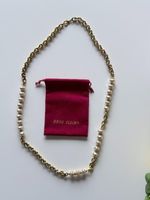 Collier Anne Klein doré avec perles - Parfait pour l'été!