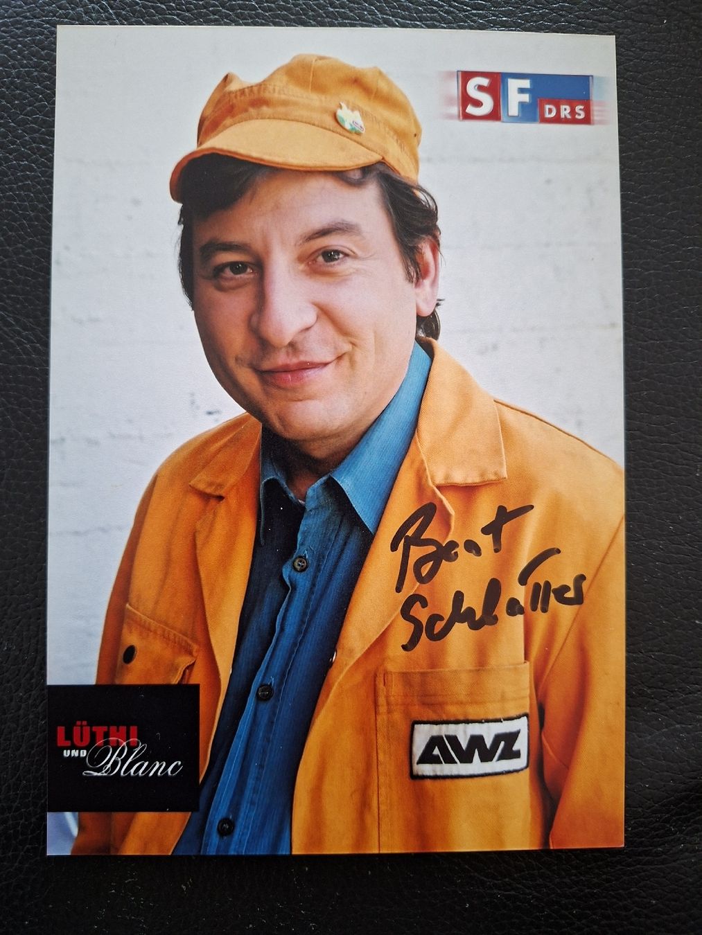 Autografi: Beat Schlatter Autogrammkarte Lüthi & Blanc – Usato da Thun venduto da wuschu