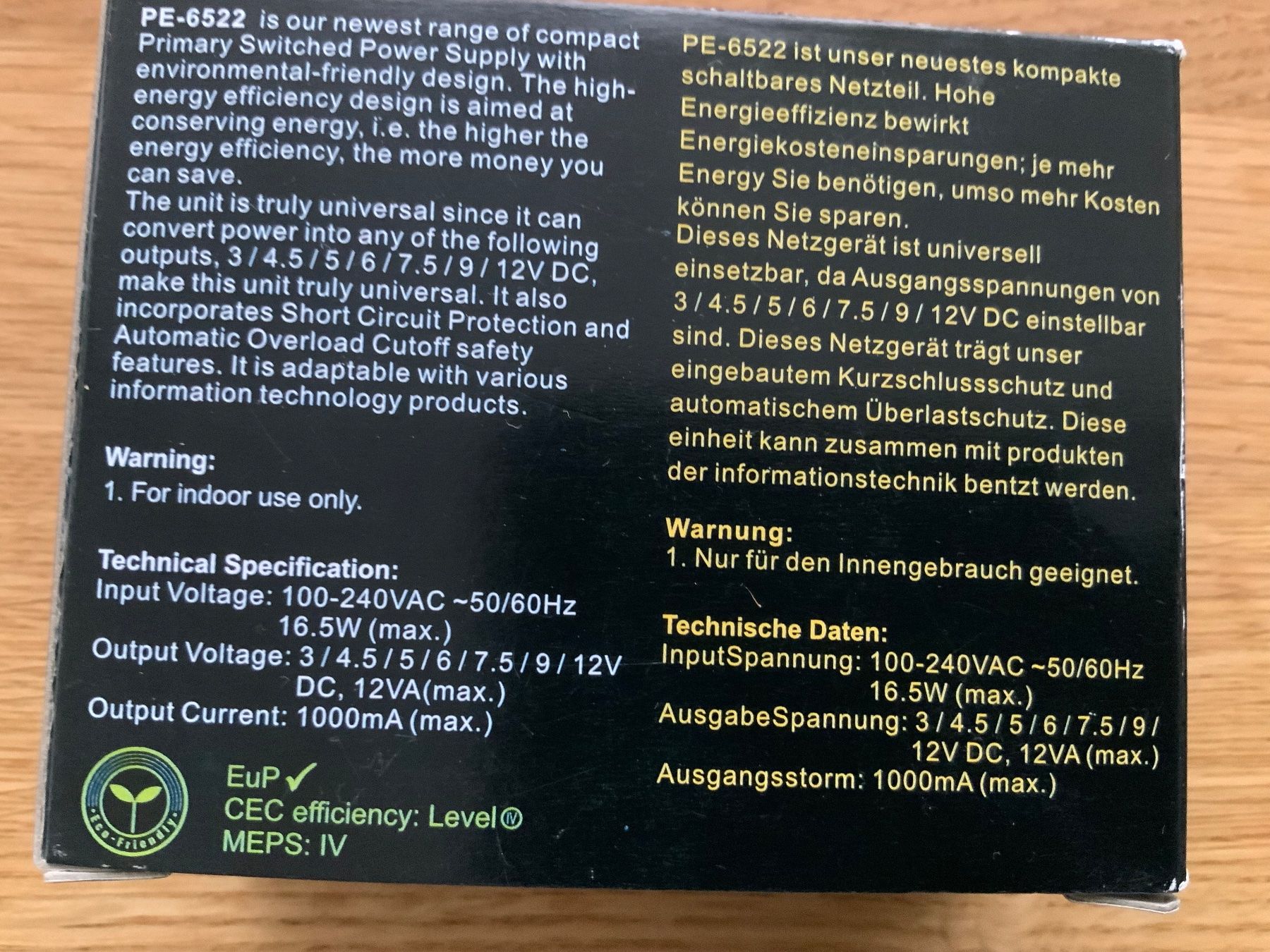 Caricabatterie: Schaltnetzteil Universal – Nuovo e nell'imballaggio originale da Root venduto da HeidyShop 1