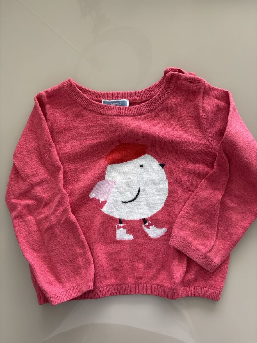 Jacadi Maglioni & Felpe: Mädchen Pullover Jacadi rosa Vogel Grösse 2Jahre – Usato da La Conversion venduto da dam_d9cs