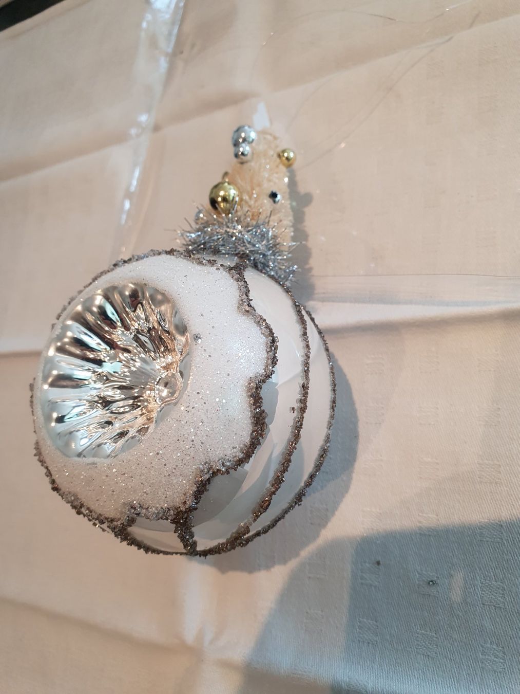 Tutte le decorazioni: Weihnachtskugel, Christbaumkugel, Vintage, Glitzer, 3 Stk – Nuovo e nell'imballaggio originale da Reinach venduto da 3Guggerli 1