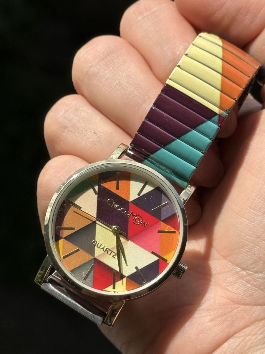 Orologi: Chocomoon Uhr analog Quarz bunt elastisches Band – Nuovo (secondo la descrizione) da Zürich venduto da ath_grq2 3