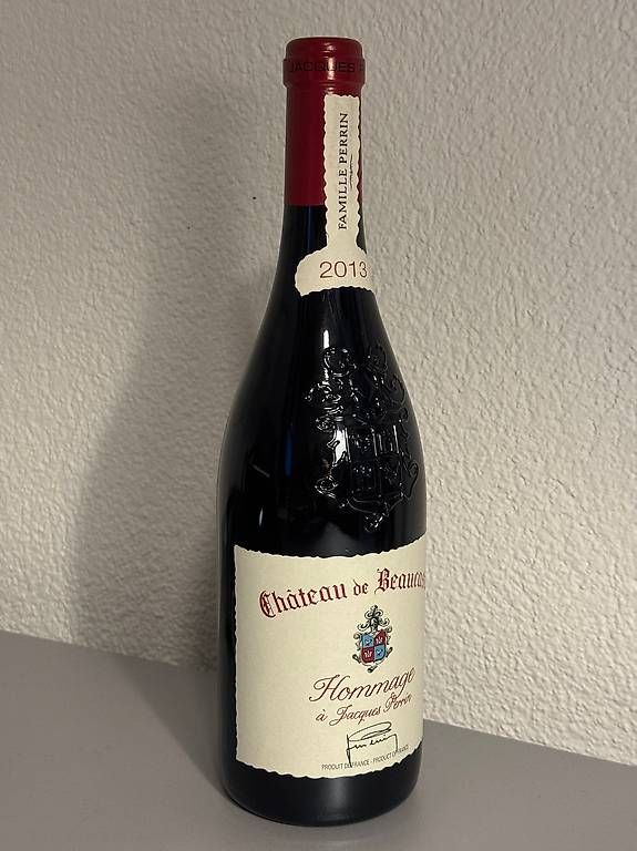 Vino: Chateau de Beaucastel Hommage a Jacques Perrin 2013 – Nuovo e nell'imballaggio originale da Baar venduto da UMACULINU