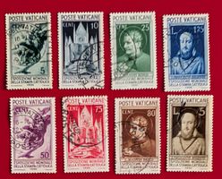 VATIKAN SATZ WELT EXPO KATHOLISCHE PRESSE 1936 GESTEMPELT