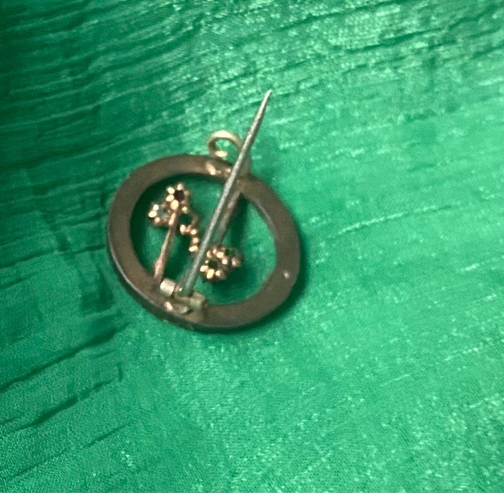 Broschen & Nadeln: RARITÄT - edle & antike Brosche Modeschmuck, 2.2cm – Gebraucht aus Winkel von ferrari2022 4