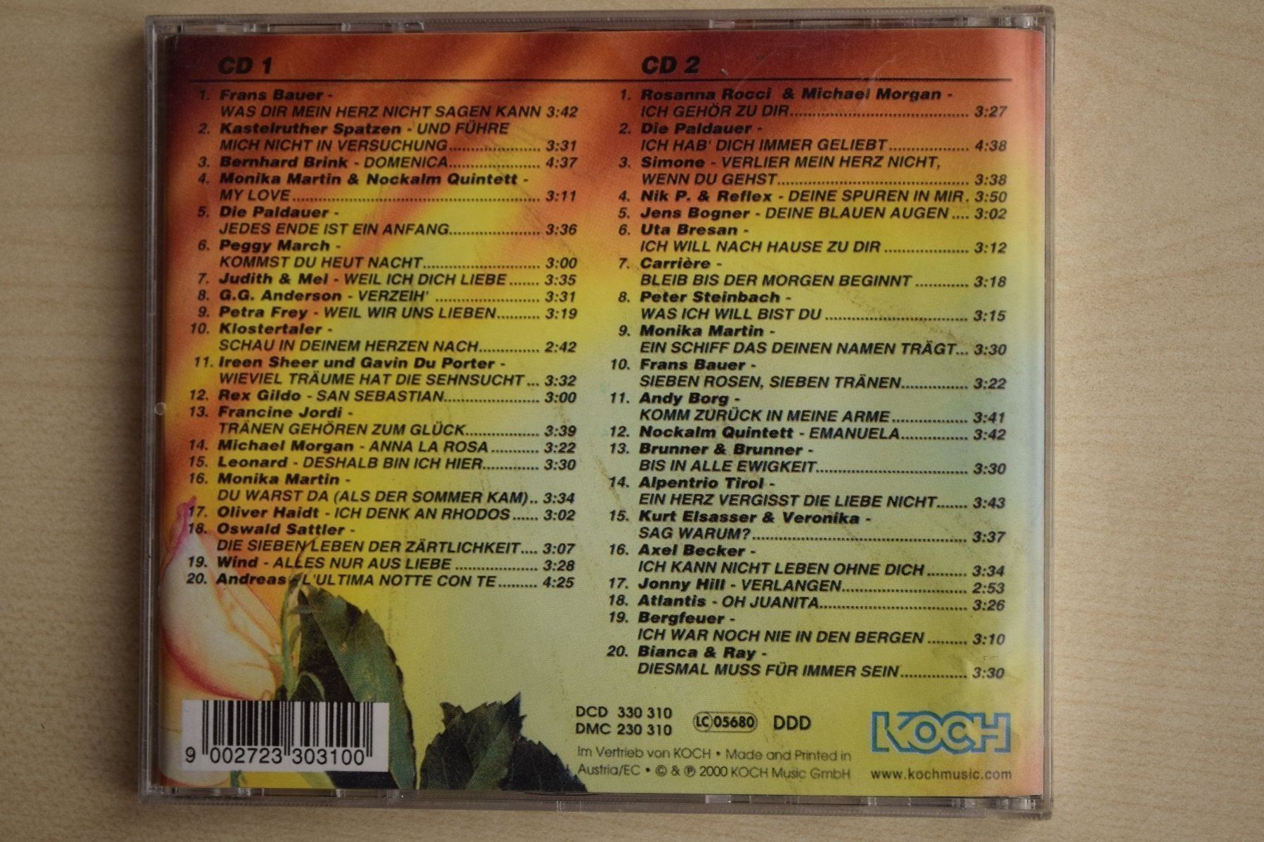 CD: Ein bisschen Zärtlichkeit: 2000/2CDs (142) – Usato da Reutigen venduto da DONDON55 1