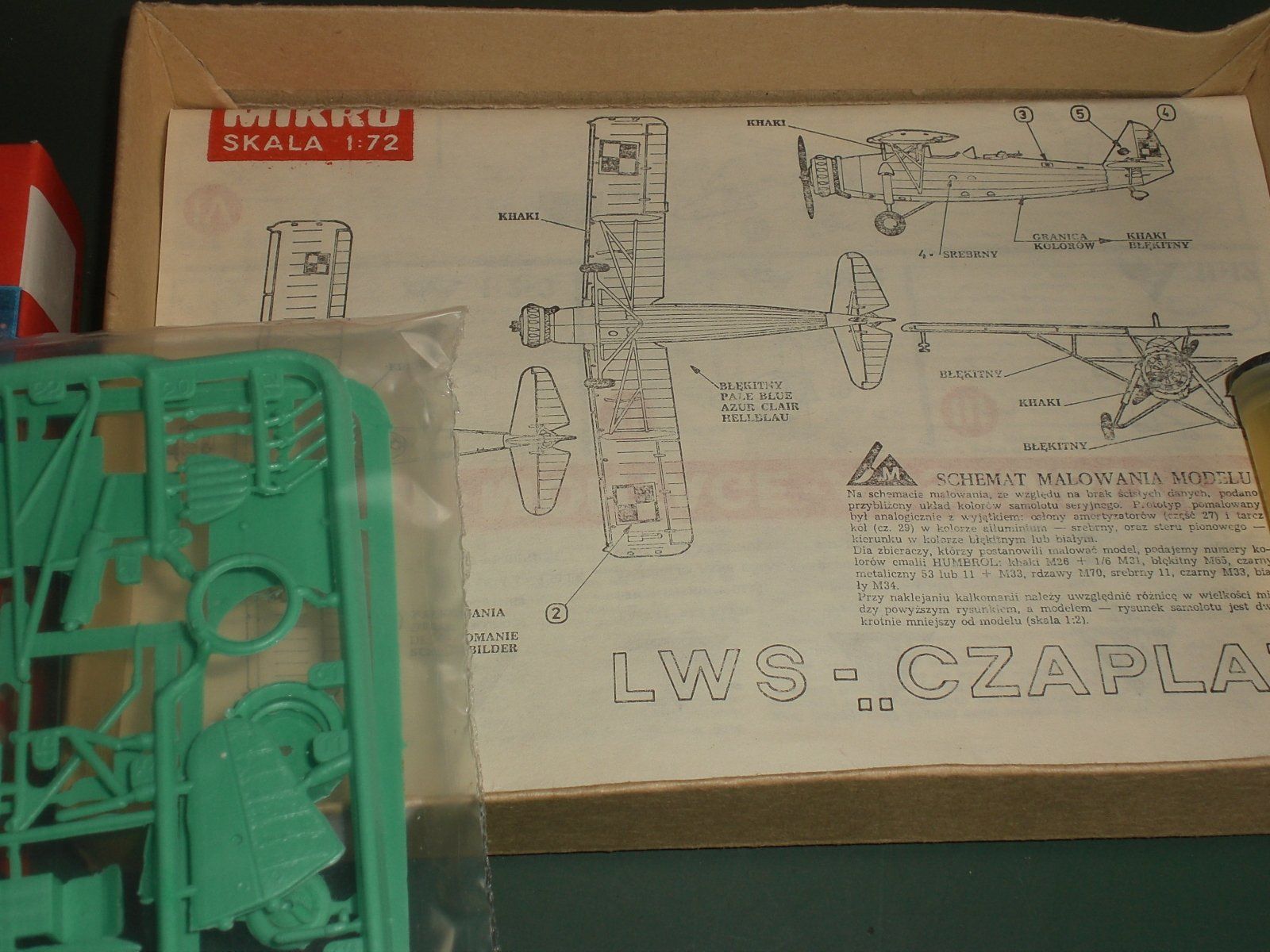 Modellbausätze & Standmodelle: LWS Czapla - Polnischer Kit 1:72 – Neu und originalverpackt aus Schwerzenbach von Bernardo1971 2