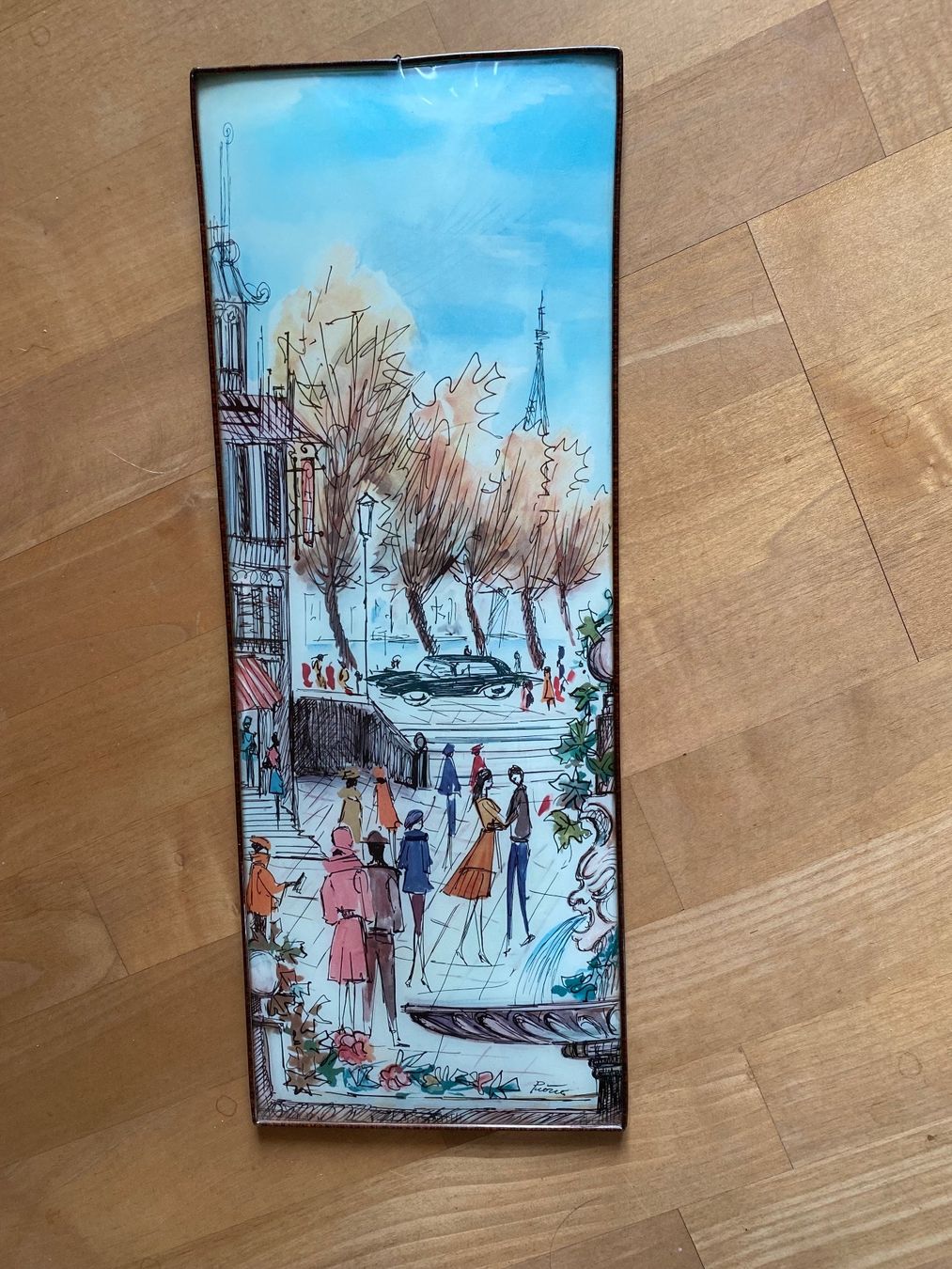 Posters & Illustrations: Vektorzeichnung mit gebauchtem Glas, Bild – D'occasion à Wittwil par Schnaeppli64