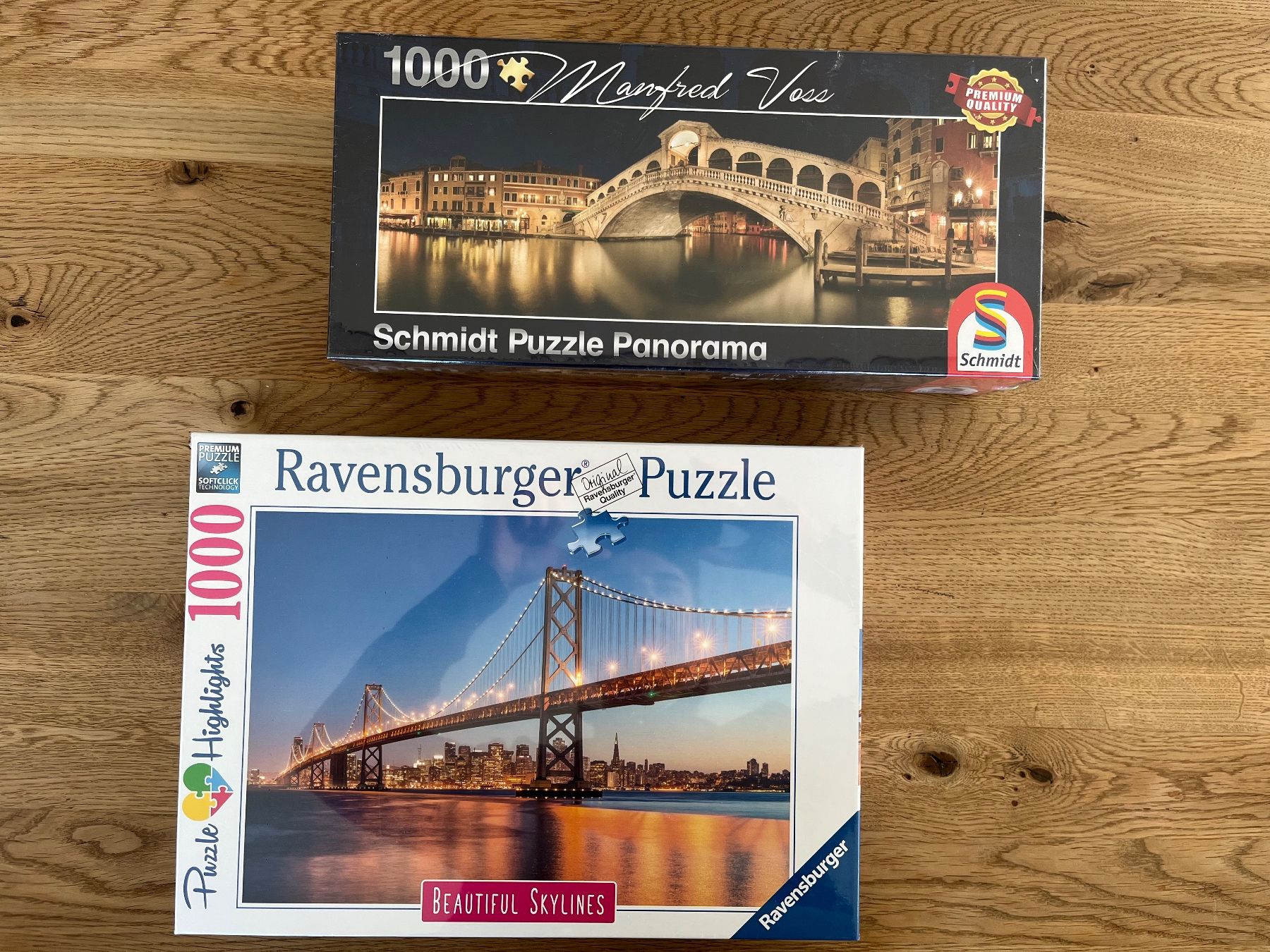 Ravensburger Puzzle: 2x neue 1000er Puzzle Ravensburger, Schmidt – Nuovo e nell'imballaggio originale da Unterägeri venduto da flu_zp5d