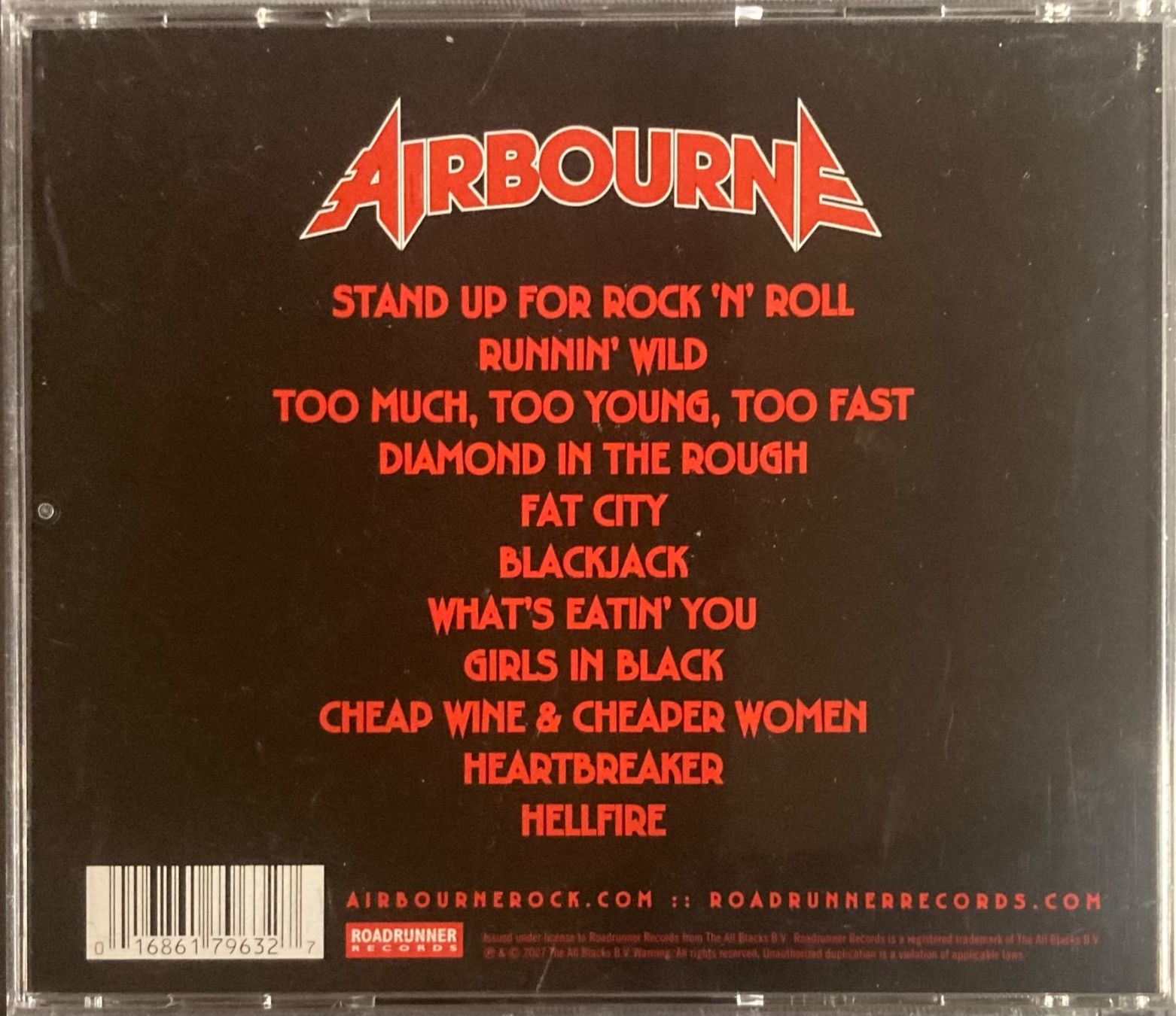 Dischi in vinile: AIRBOURNE - RUNNIN' WILD – Usato da Poliez-Pittet venduto da Newtown-Records 1