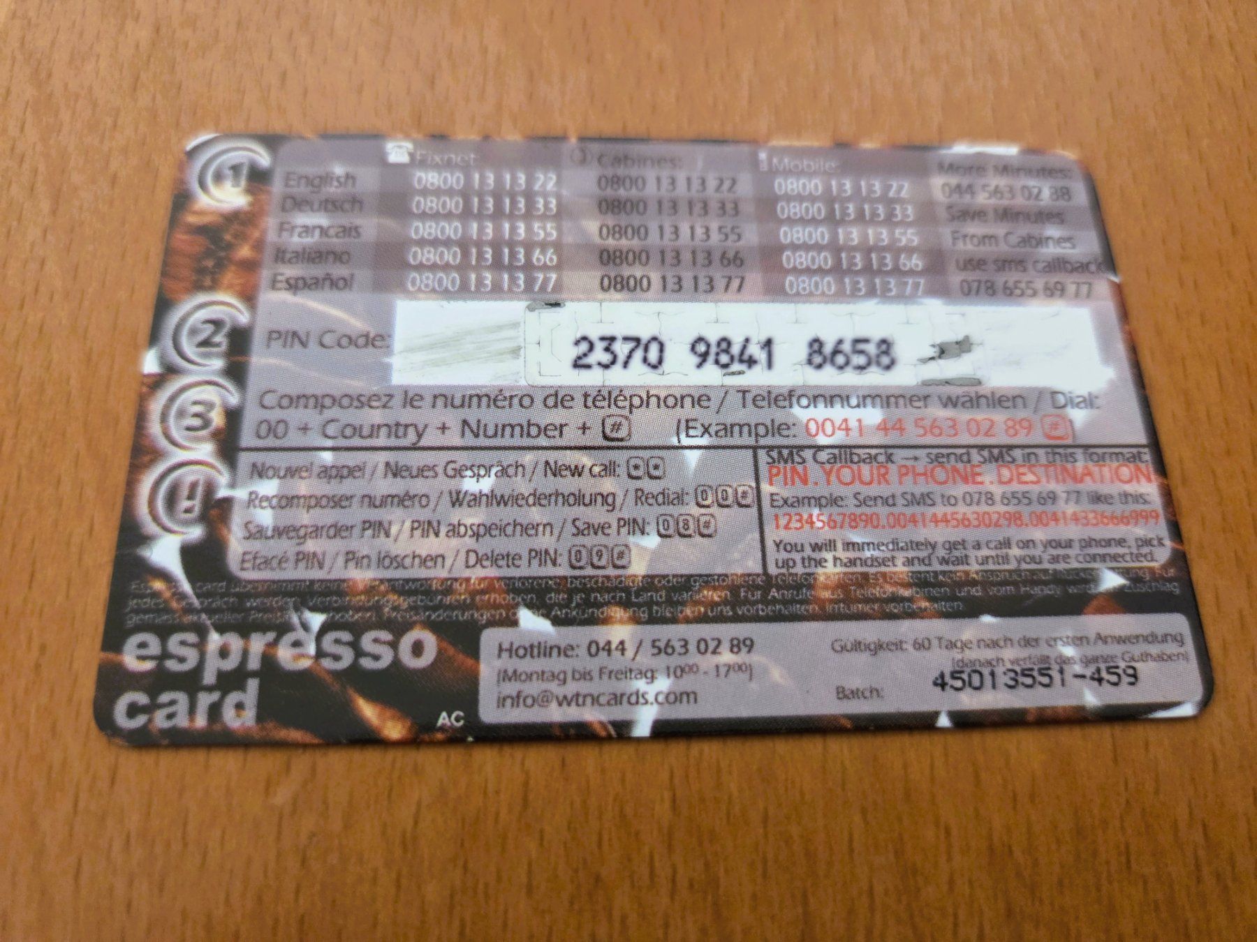 Schede telefoniche: PREPAID - SCHWEIZ – Usato da Brüttisellen venduto da Nighttrain 1