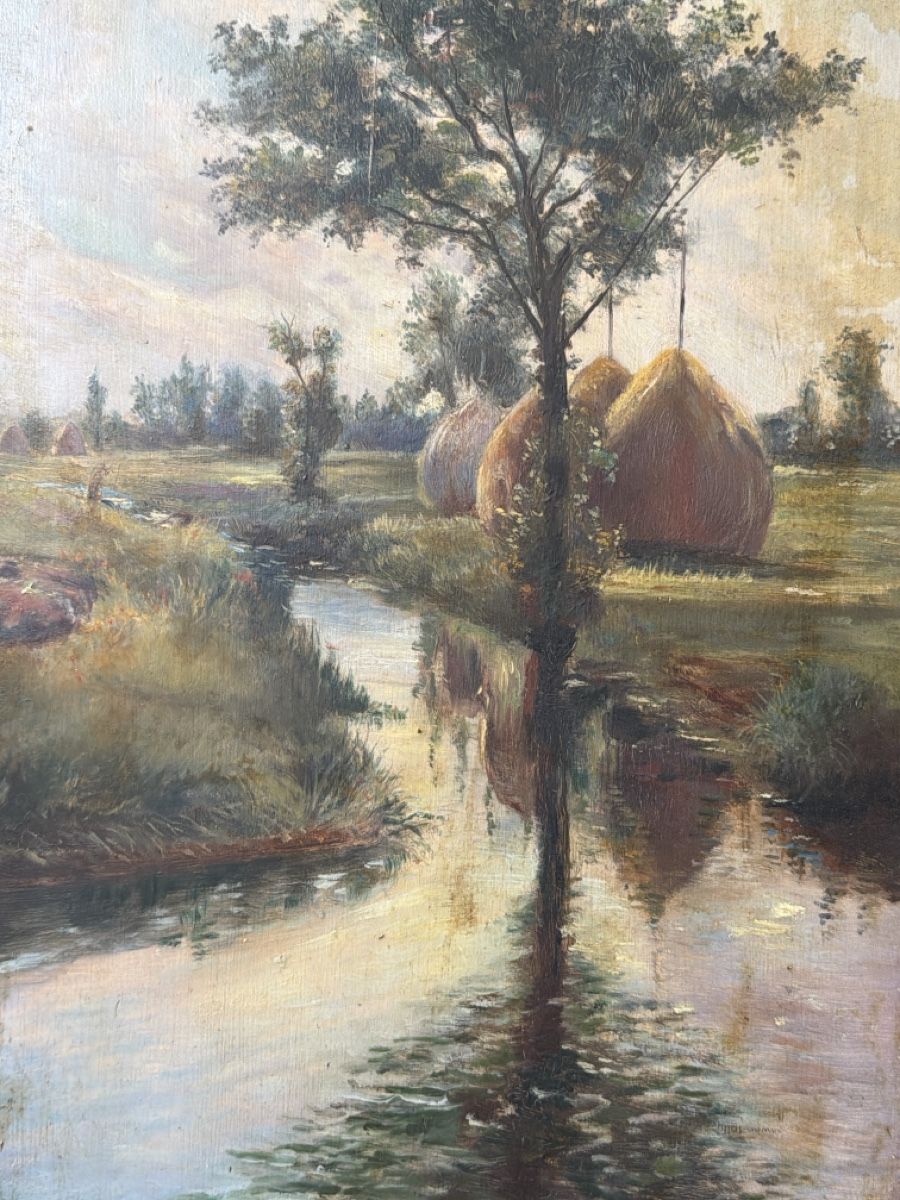 Gemälde: Altes Gemälde signiert W. Epping 1913. – Gebraucht aus Biberist von Momo33 2