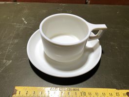 Armee Zivilschutz Kaffee Tasse / Teller Elista Ornamin