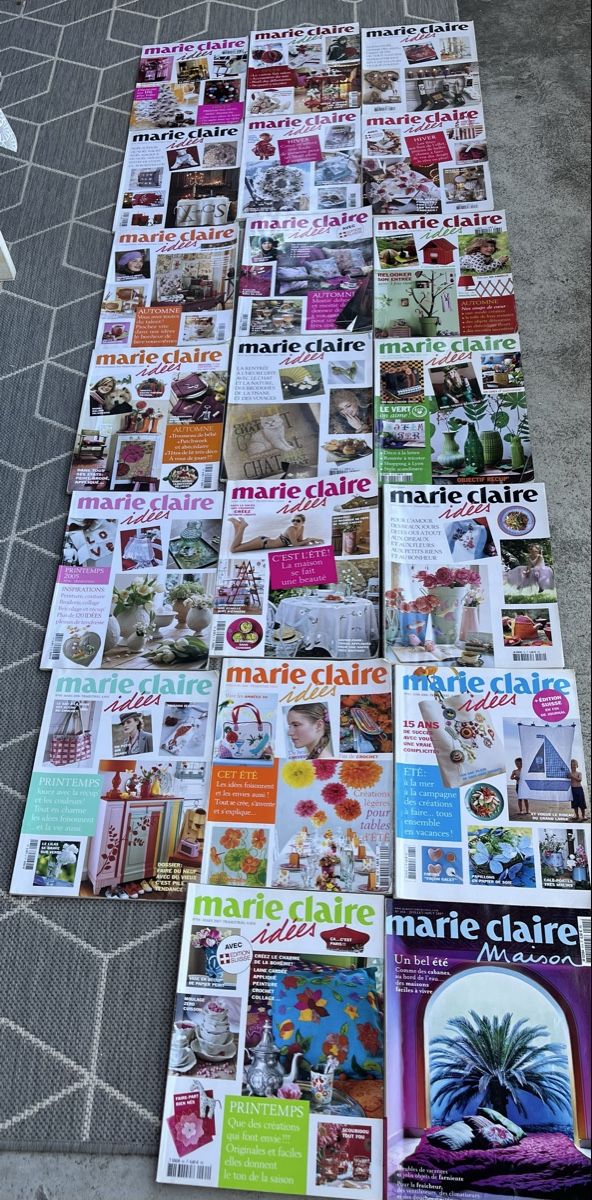 Riviste & Magazine: marie claire idées Hefte ab 2003 – Usato da Rorschacherberg venduto da Artmaru 4