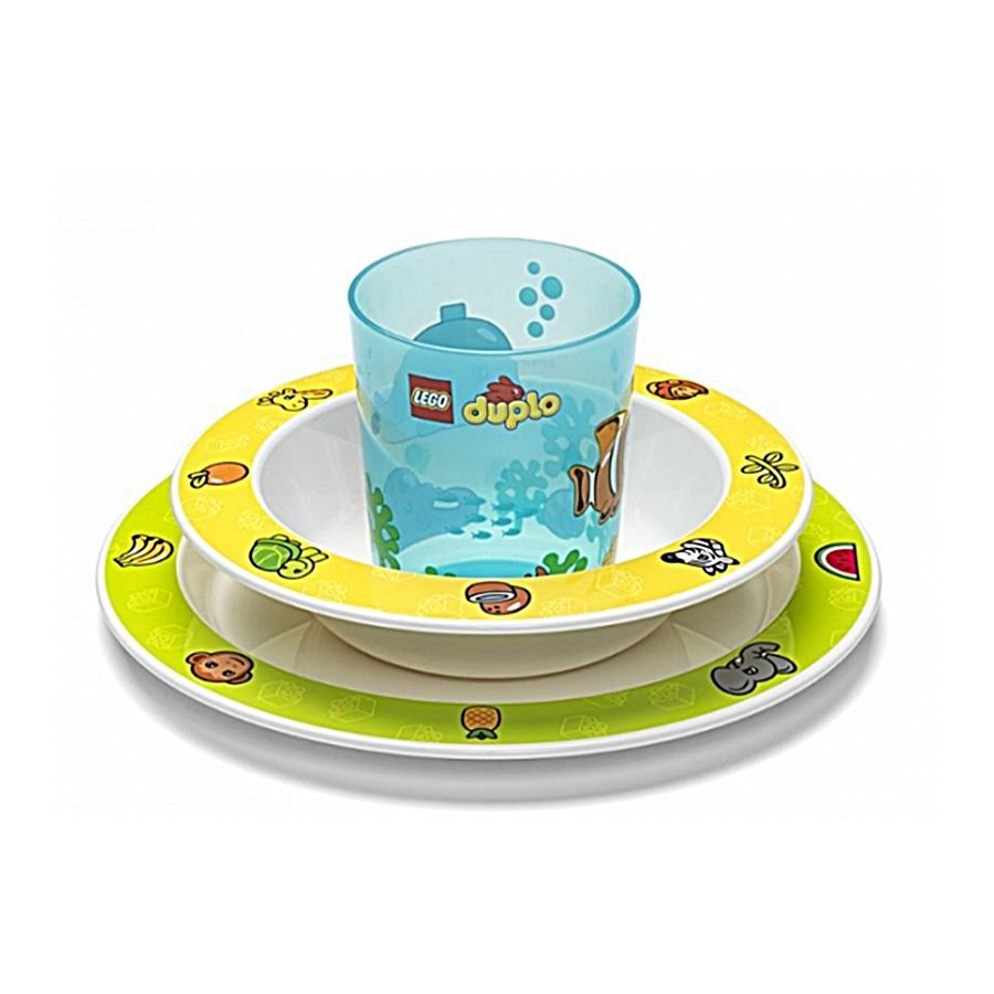 Set di piatti: LEGO® Kindergeschirr 2x Teller, 1 Becher – Nuovo e nell'imballaggio originale da Wettingen venduto da kochshop 5